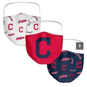 Cleveland Indians Masks (3-Pack)